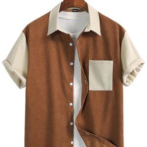 Corduroy Button Down Shirt